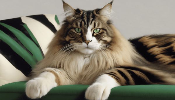 Le caractère affectueux du chat géant maine coon