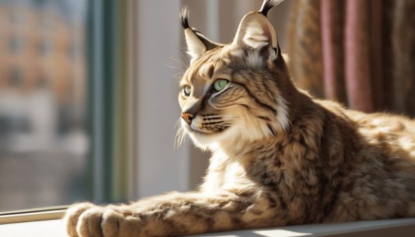 Le Highland lynx, un chat intelligent et affectueux